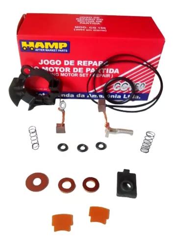 Kit Escova Motor Partida Cg 150 2004 A 2015 Hamp Frete grátis