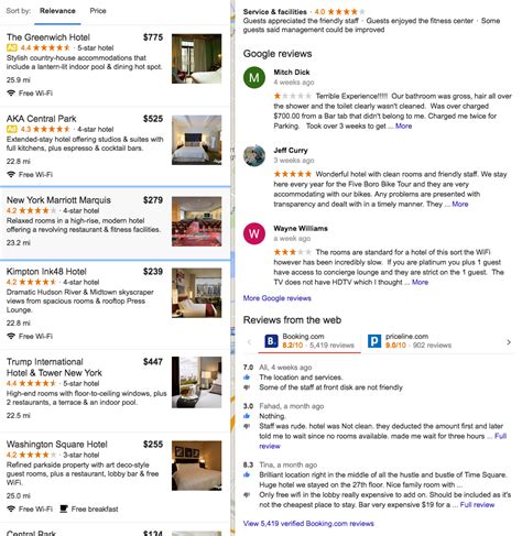 Google Adds Hotel Reviews From Other Sources Including Booking.com, Priceline, Agoda & More