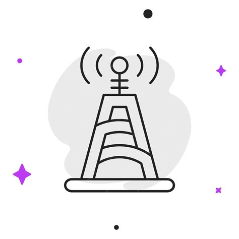 Premium Vector High Quality Modern Vector Icon Of Telecom Tower On A