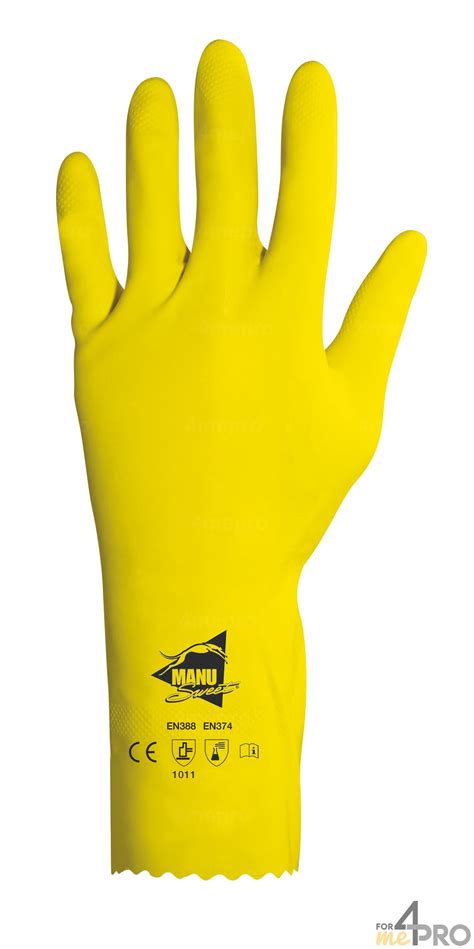 Guantes De Protecci N Qu Mica Cm L Tex Flocado Algod N Mepro