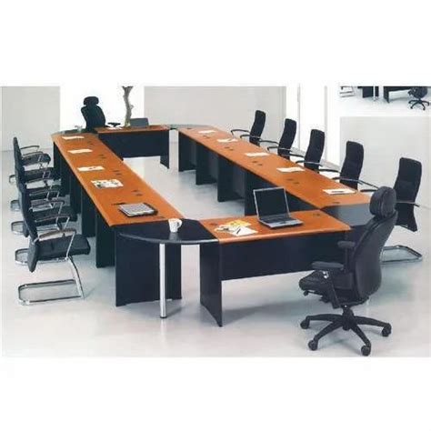 Rectangular Geeken Wooden Conference Table Seating Capacity At