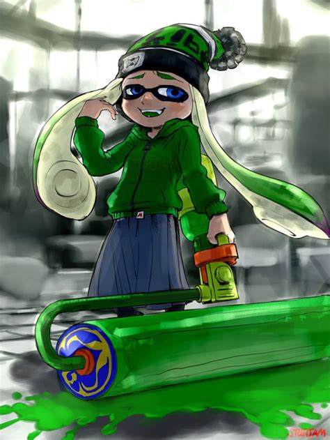 Splatted By Krak On Splat Roller By Stupjam On DeviantArt Splatoon