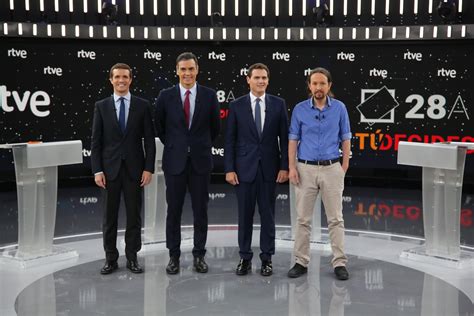 Rtve Ofrece Tres Cara A Cara Sánchez Casado Casado Rivera Y Sánchez