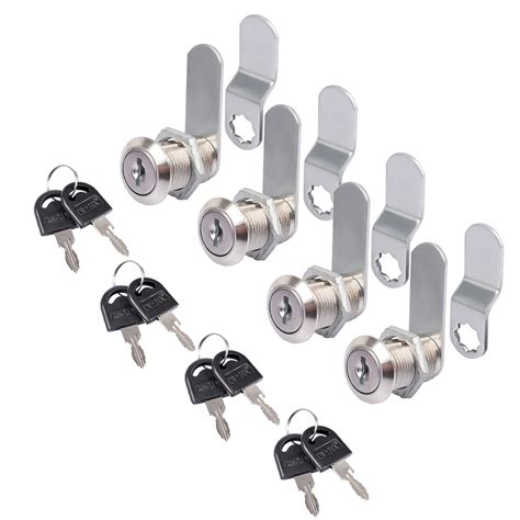 Packs Cabinet Cam Locks Set Keyed Alike Secure Drawer File Rv Locks