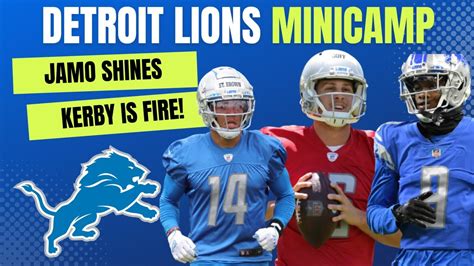 Detroit Lions Mini Camp Day 2 Observations Ft Jameson Williams Jared