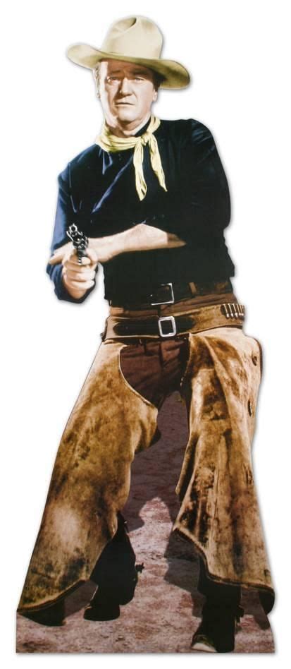 John Wayne With Chaps Lifesize Standup Movies Cardboard Cutouts 76 X