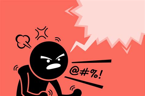 Free Vectors Anger Management 6 Seconds Enduring Female Clip Art