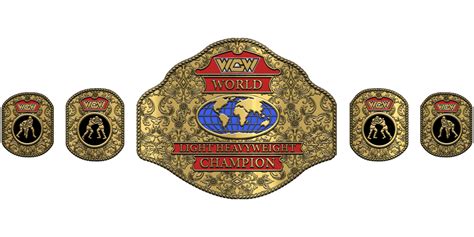 REBRANDED WCW CHAMPIONSHIP BELTS. Credit to u/HexHellfire for the renders & u/Shogey for the ...