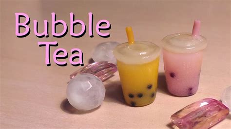 Easy Polymer Clay Tutorial Bubble Boba Tea Charm Youtube