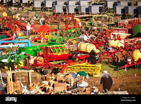 Overview Of An Amish Annual Mud Sale To Support The Fire Department In