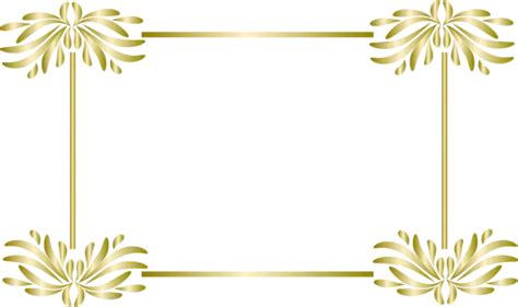 Gold Certificate Frame Vector Certificate Gold Certificate Border