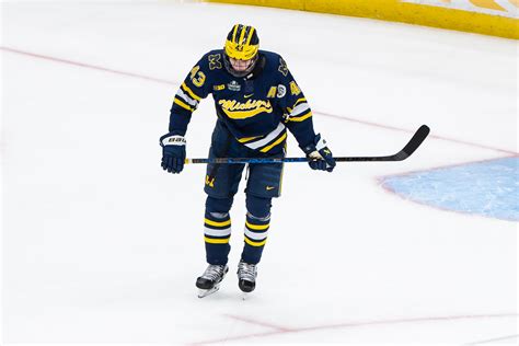 Luke Hughes Ice Hockey University Of Michigan Athletics