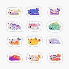 Slug Stickers for Sale | Sea slug, Kawaii stickers, Stickers