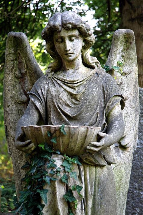 An Angel Atop A Tomb In Highgate S East Cemetery Gothic Statue