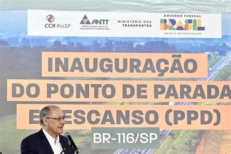 Alckmin Ponto De Parada E Descanso Protege Caminhoneiro Estimula