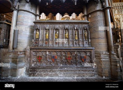 Tomb Of King Edward Iii In Lady Chapel In Westminster Abbey The Church