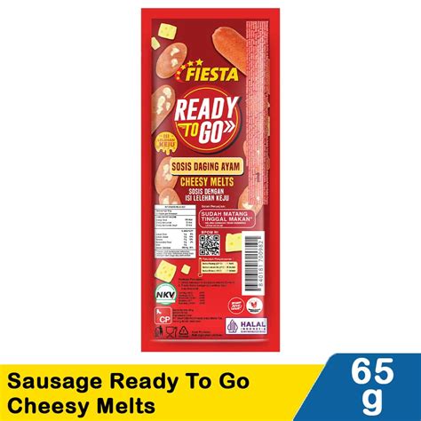 Fiesta Sausage Ready To Go Cheesy Melts 65g Klik Indomaret