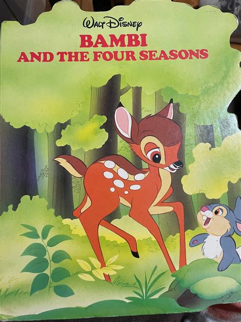 Walt Disneys Bambi And The Four Seasons Board Book Twin Book