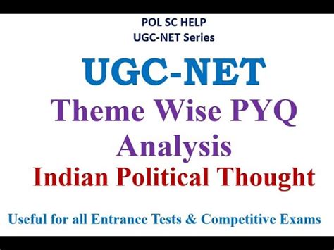 Theme Wise Past Year Paper Analysis Of Ugc Net Political Science