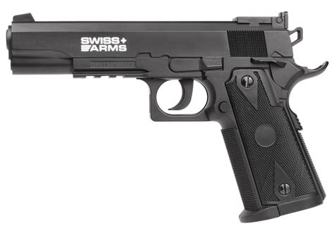 Swiss Arms 1911 Co2 Bb Pistol Black Grips Pyramyd Air