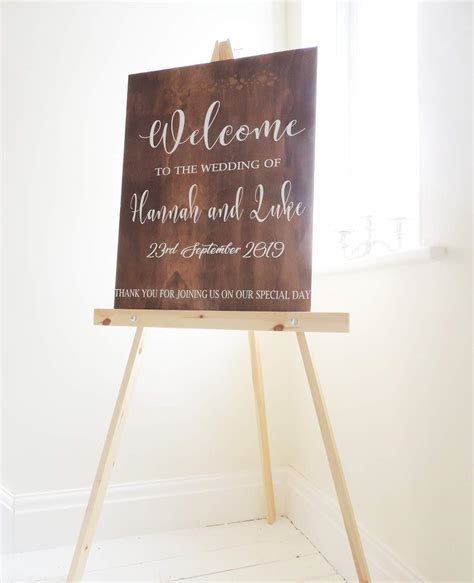 Wedding Easel Wedding Sign Holder Display Easel Stand For Signs