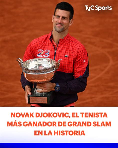 TyC Sports on Twitter AGIGANTÓ SU LEYENDA Novak Djokovic se