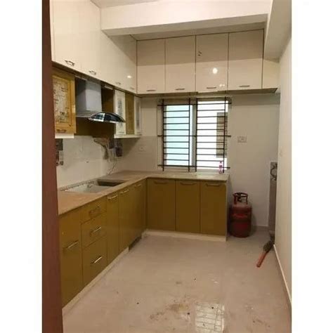 Plywood Matte Finish L Shape Modular Kitchen At Rs Square Feet In