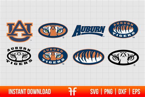 Auburn Tigers Svg Bundle Gravectory