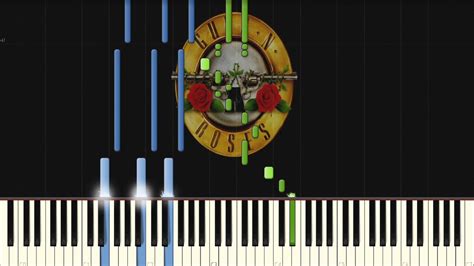 Guns N Roses Don T Cry Piano Tutorial Synthesia YouTube