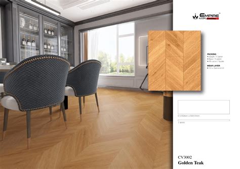 Cv3002 Golden Teak Herringbone And Chevron Empire 5 0mm Spc Stone