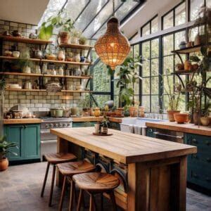 Modern Boho Kitchen Inspirations For The Free Spirited Homeowner