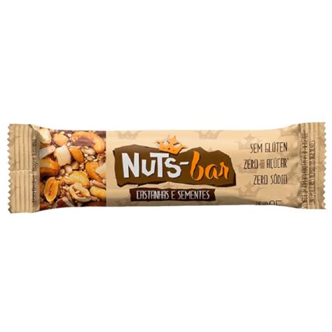 Barra Nuts Bar Castanhas E Sementes Zero G Barra Nuts Bar Castanhas