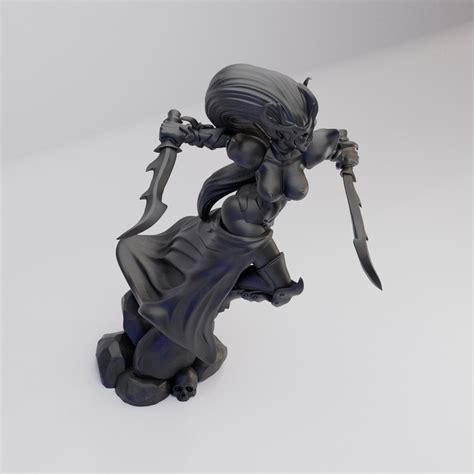 Hot Goblin 双剣の狂乱姉妹 ミニチュア ホットゴブリン 戦闘フィギュア