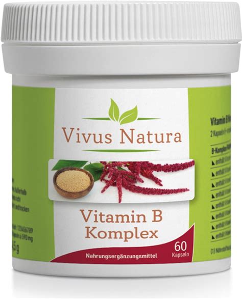 Complejo de Vitamina B 60 cápsulas Vivus Natura VitalAbo Tienda