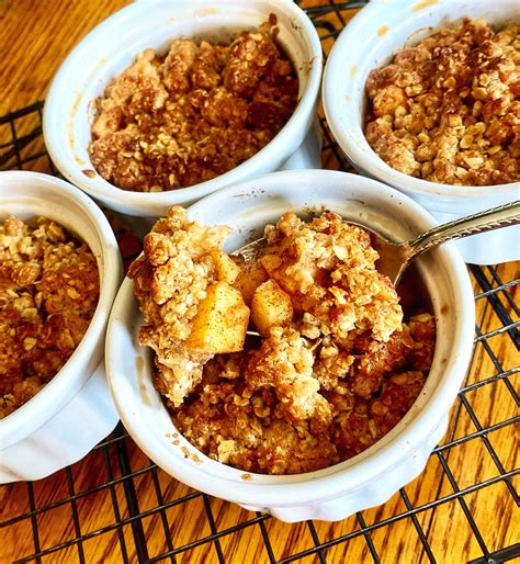 Air Fryer Apple Crisp With Oatmeal Streusel Allrecipes