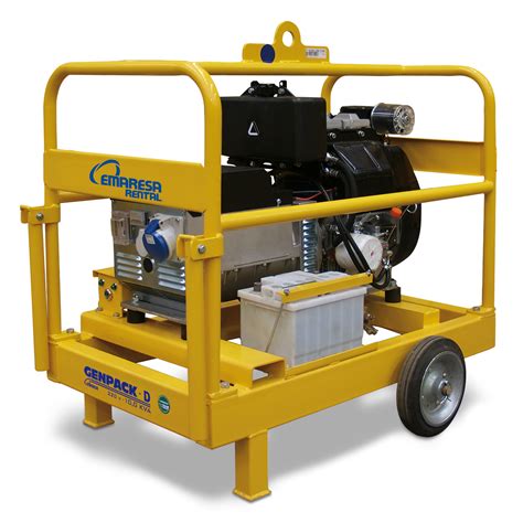 EmaresaRental GENERADOR GENPACK MONOFÁSICO 6 0 KVA DIESEL