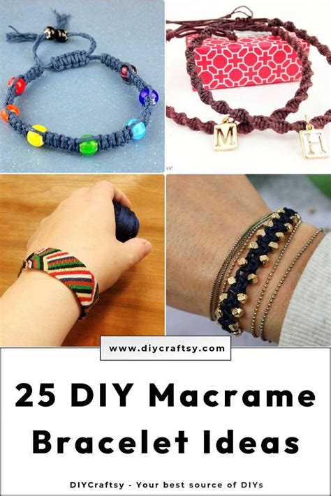 Free Macrame Bracelet Patterns To Make At Home