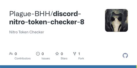 Github Plague Bhh Discord Nitro Token Checker Nitro Token Checker