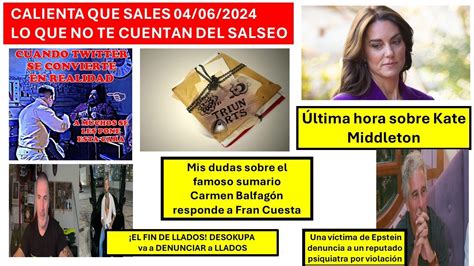 Calienta Que Sales Lo Que No Te Cuentan Del Salseo Youtube