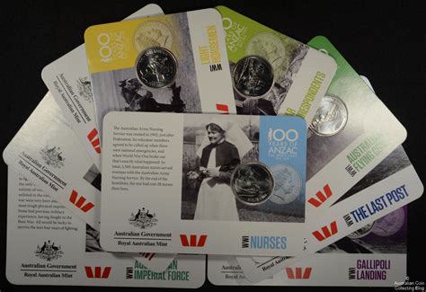 14 Coin News Corp 20 Cent Collection ANZACS Remembered 100 Years and ...