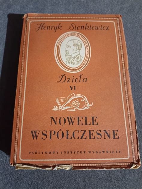 H Sienkiewicz Nowele współczesne Jasionka Kup teraz na Allegro