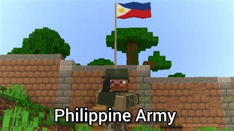 😱МОД НА ФИЛИПИНСУЮ АРМИЮ ДЛЯ МАЙНКРАФТА ПЕ😱PHILIPPINE ARMY MOD FOR ...