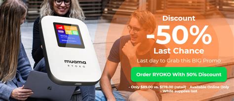 MUAMA Ryoko Portable Wifi Hotspot Reviews & Price For Sale at 50% off