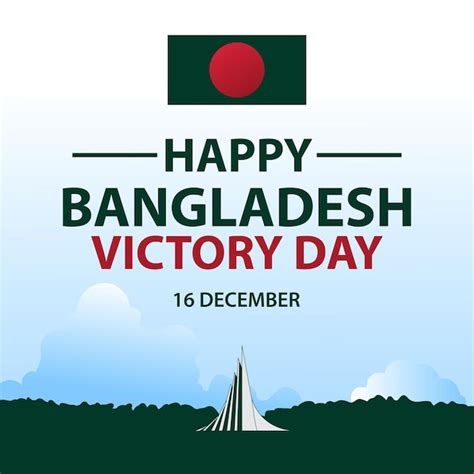 Premium Vector Happy Bangladesh Victory Day National Holidays Are