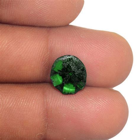 Colombia Trapiche Emeralds Carats Royal Green