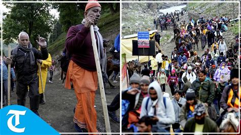 Amarnath Yatra 2023 Sonmarg Admin Flags Off 1st Batch Of Pilgrims From