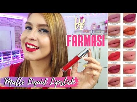 Matte Liquid Lipstick Farmasi Los Mejores Labiales Indelebles De