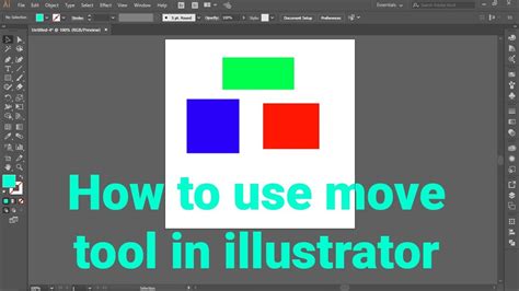 How To Use Move Tool In Illustrator Cc Move Tool In Illustrator Cc