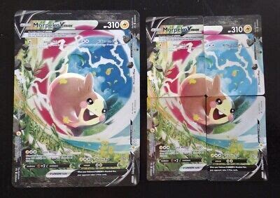 Pokemon Morpeko V Union Jumbo Card Card Set Swsh Black Star