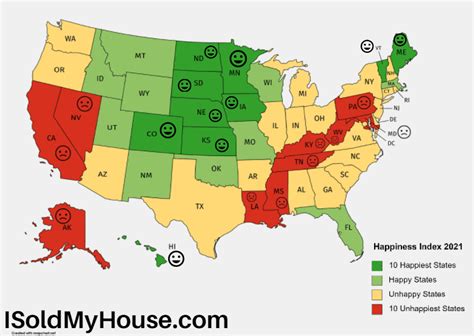 The Happiest Places To Live In The US - ISoldMyHouse.com